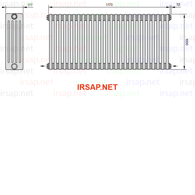 Радиатор IRSAP Tesi 51000/26 T08 CL 01